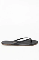 TKEES Women's Black Liners Sandals