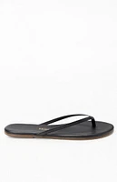 TKEES Women's Black Liners Sandals