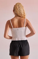 Beverly and Beck Jennie Ruffle Tank Top
