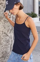 John Galt Navy Skylar Tank Top