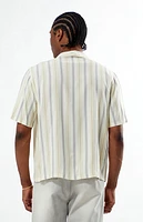 Pacsun Striped Oversized Camp Shirt