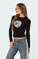 Edikted Disco Girl Long Sleeve T-Shirt