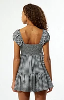 Your Favorite Gingham Babydoll Mini Dress