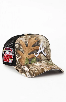 New Era Atlanta Braves 9FORTY Camo Trucker Hat