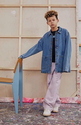 Pacsun Kids Eco Purple Boyfriend Carpenter Jeans