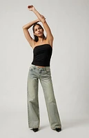 Pacsun Casey Tinted Low Rise Baggy Jeans Acid Wash
