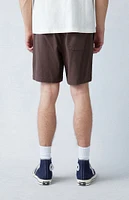 PacSun Brown Reed Twill Volley Shorts