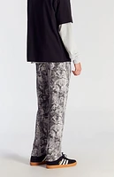Pacsun Gray Camo Straight Leg Sweatpants