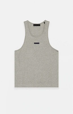 Fear of God Essentials Women's Dark Heather Oatmeal Tri-Blend Tank Top