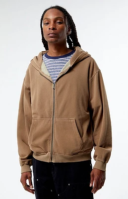 PacSun Vintage Wash Full Zip Hoodie