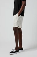 Pacsun Cream Russel Linen Volley Shorts