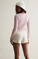 Est. PAC 1980 Waffle Knit Long Sleeve Top