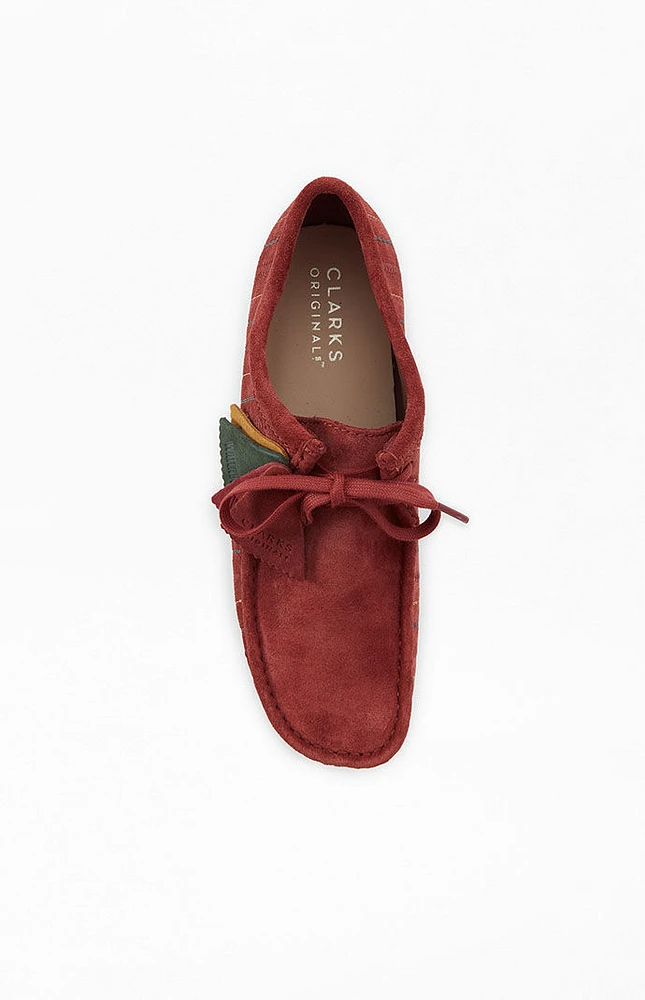 Clarks Burgundy Wallabee Shoes