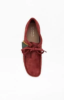 Clarks Burgundy Wallabee Shoes