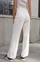 John Galt White Flare Pants