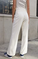 John Galt White Flare Pants