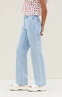 PacSun Light Indigo Low Rise Straight Leg Jeans