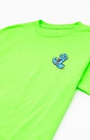 Santa Cruz Kids Neon Green Screaming Hand T-Shirt