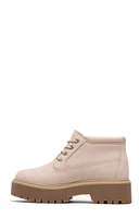 Timberland Women's Light Beige Stone Street Mid Lace-Up Boots