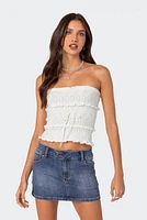 Cecily Strapless Knit Top