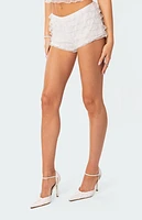 Edikted Julianna Ruffle Shorts