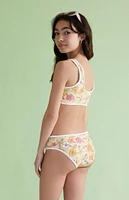 PacSun Kids Hibiscus Cropped Bikini Top & Bottom Set