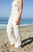 John Galt Sand  Anastasia Linen Pants