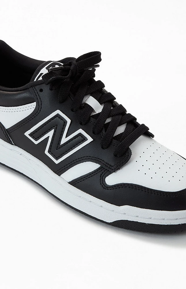 New Balance Black & White BB480 Shoes