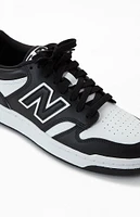 New Balance Black & White BB480 Shoes