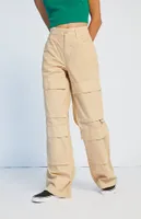 PacSun Tan High Waisted Cargo Pants