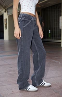 John Galt Black Crispina Low Rise Carpenter Jeans