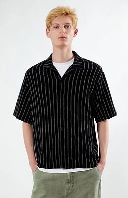 PacSun Striped Oversized Camp Shirt