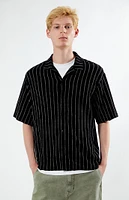 PacSun Striped Oversized Camp Shirt