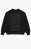 Studio by Supervsn Black Sand High Frequency Crew Neck Sweatshirt