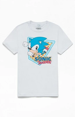 Kids Sonic Running Checker T-Shirt