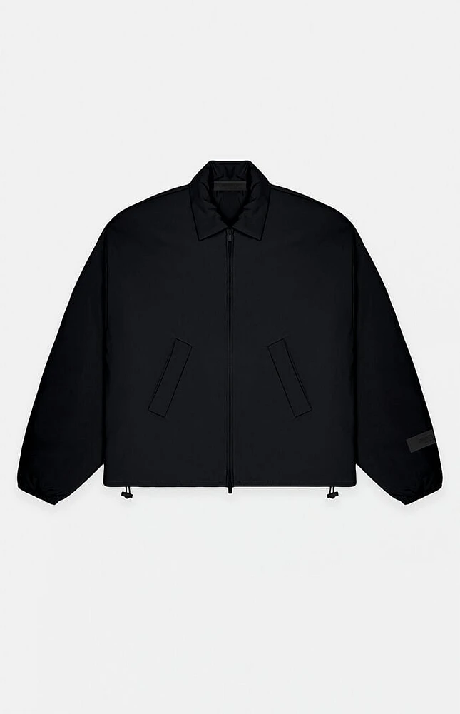 Fear of God Essentials Women's Jet Black Filled Bomber Jacket