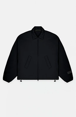 Fear of God Essentials Women's Jet Black Filled Bomber Jacket