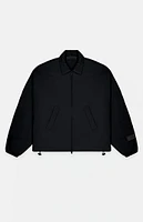 Fear of God Essentials Women's Jet Black Filled Bomber Jacket