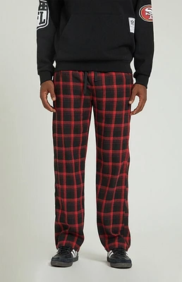 Pacsun Black & Red Plaid Pajama Pants