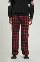 PacSun Black & Red Plaid Pajama Pants