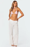 Edikted Miracle Cotton Lace Pants