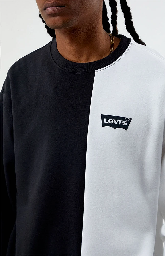 Levi's Graphic Blocked Crew Neck Sweatshirt