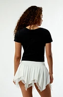 True Religion Distressed Crystal V-Neck T-Shirt
