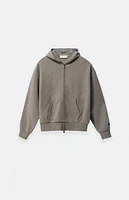 Fear of God Essentials Kids Homestead Heather Full Zip Fleece Hoodie