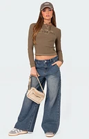 Edikted Super Baggy Wide Leg Jeans