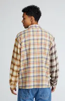 PacSun Lumbar Blocked Plaid Shirt