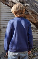 Pacsun Kids Chenille Logo Crew Neck Sweatshirt