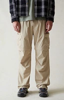 PacSun Performance Tan Baggy Zip Off Cargo Pants