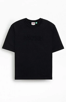 GUESS Originals Black Applique Boxy T-Shirt
