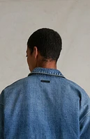 Fear of God Essentials Classic Blue Denim Trucker Jacket